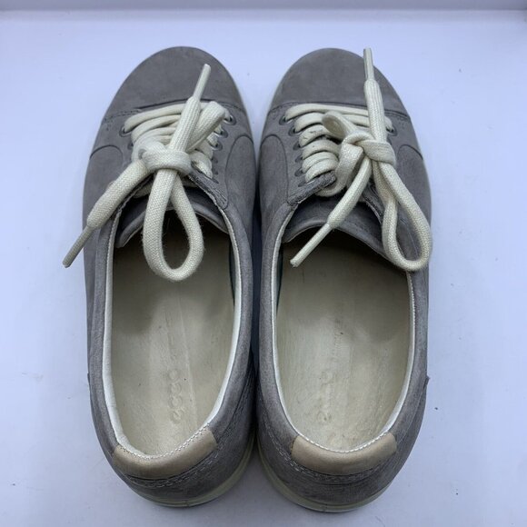 Ecco Soft 7 Warm Grey Casual Sneakers Women’s Size EU 38 US 7 Shoes - Picture 3 of 9